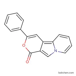 Molecular Structure of 61453-93-8 (1H-Pyrano[4,3-a]indolizin-1-one, 3-phenyl-)