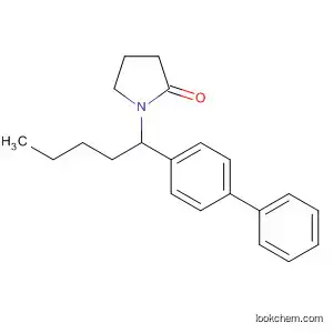 Molecular Structure of 61454-87-3 (2-Pyrrolidinone, 1-(1-[1,1'-biphenyl]-4-ylpentyl)-)