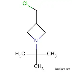Molecular Structure of 61471-66-7 (Azetidine, 3-(chloromethyl)-1-(1,1-dimethylethyl)-)