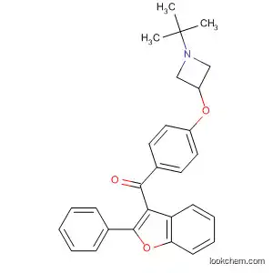 Molecular Structure of 61472-10-4 (Methanone,
[4-[[1-(1,1-dimethylethyl)-3-azetidinyl]oxy]phenyl](2-phenyl-3-benzofuran
yl)-)