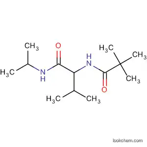 Molecular Structure of 61476-25-3 (Butanamide,
2-[(2,2-dimethyl-1-oxopropyl)amino]-3-methyl-N-(1-methylethyl)-)