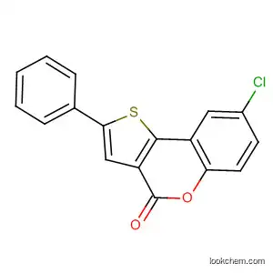 Molecular Structure of 61477-91-6 (4H-Thieno[3,2-c][1]benzopyran-4-one, 8-chloro-2-phenyl-)