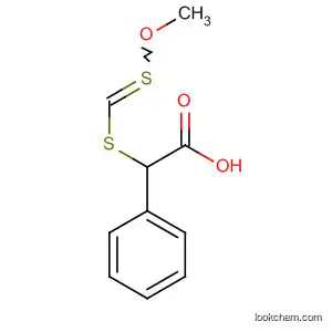 Molecular Structure of 61479-53-6 (Benzeneacetic acid, a-[(methoxythioxomethyl)thio]-)