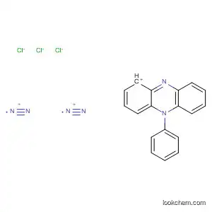 Molecular Structure of 61489-39-2 (Phenazinium, 1,3-bis(diazonio)-5-phenyl-, trichloride)