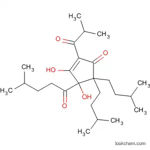 Molecular Structure of 61531-12-2 (2-Cyclopenten-1-one,
3,4-dihydroxy-5,5-bis(3-methylbutyl)-4-(4-methyl-1-oxopentyl)-2-(2-meth
yl-1-oxopropyl)-)