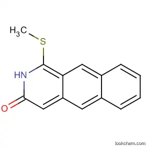 Molecular Structure of 61576-35-0 (Benz[g]isoquinolin-3(2H)-one, 1-(methylthio)-)