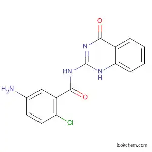 Molecular Structure of 61613-50-1 (Benzamide, 5-amino-2-chloro-N-(1,4-dihydro-4-oxo-2-quinazolinyl)-)