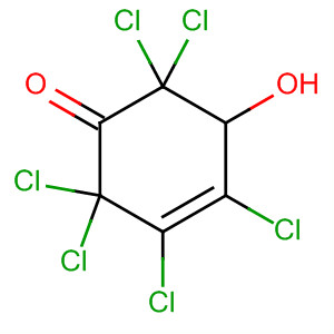 3-Cyclohexen-1-one, 2,2,3,4,6,6-hexachloro-5-hydroxy-