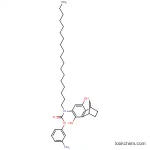Carbamic acid,
octadecyl(1,2,3,4-tetrahydro-5,8-dihydroxy-1,4-methanonaphthalen-6-yl
)-, 3-aminophenyl ester