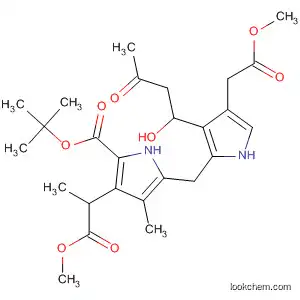 Molecular Structure of 61637-69-2 (1H-Pyrrole-3-propanoic acid,
2-[(1,1-dimethylethoxy)carbonyl]-5-[[4-(2-methoxy-2-oxoethyl)-3-(3-meth
oxy-3-oxopropyl)-1H-pyrrol-2-yl]methyl]-4-methyl-, methyl ester)
