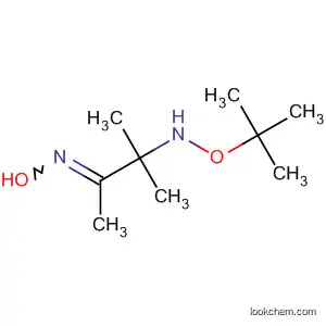 Molecular Structure of 61638-23-1 (2-Butanone, 3-[(1,1-dimethylethyl)hydroxyamino]-3-methyl-, oxime)