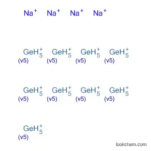 Molecular Structure of 61642-24-8 (Germanium, compd. with sodium (9:4))