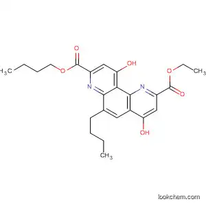 Molecular Structure of 61644-28-8 (1,7-Phenanthroline-2,8-dicarboxylic acid, 6-butyl-4,10-dihydroxy-,
2-butyl 8-ethyl ester)