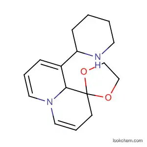 Molecular Structure of 61667-63-8 (Spiro[1,3-dioxolane-2,1'(6'H)-[2H]quinolizine],
hexahydro-9'-(2-pyridinyl)-)