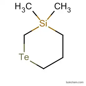Molecular Structure of 61676-27-5 (1-Tellura-3-silacyclohexane, 3,3-dimethyl-)