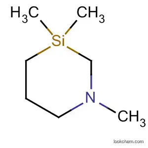 Molecular Structure of 61676-28-6 (1-Aza-3-silacyclohexane, 1,3,3-trimethyl-)