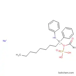 Molecular Structure of 61676-85-5 (Phosphonic acid, [phenyl(phenylamino)methyl]-, monooctyl ester,
monosodium salt)