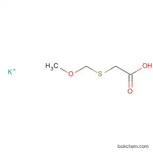 Molecular Structure of 61677-77-8 (Acetic acid, [(methoxymethyl)thio]-, potassium salt)