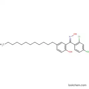 Molecular Structure of 61679-45-6 (Methanone, (2,4-dichlorophenyl)(5-dodecyl-2-hydroxyphenyl)-, oxime,
(Z)-)
