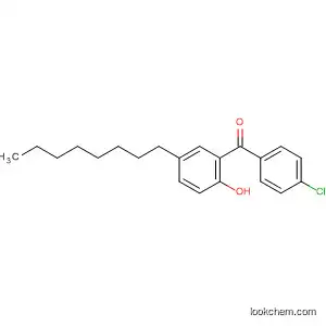Molecular Structure of 61679-50-3 (Methanone, (4-chlorophenyl)(2-hydroxy-5-octylphenyl)-)