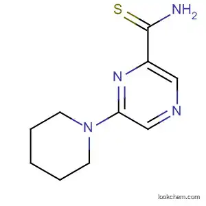 Molecular Structure of 61689-83-6 (Pyrazinecarbothioamide, 6-(1-piperidinyl)-)