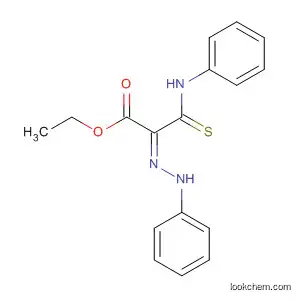 Molecular Structure of 61693-91-2 (Propanoic acid, 3-(phenylamino)-2-(phenylhydrazono)-3-thioxo-, ethyl
ester, (Z)-)