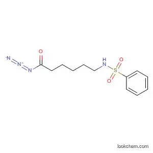 Molecular Structure of 61714-37-2 (Hexanoyl azide, 6-[(phenylsulfonyl)amino]-)