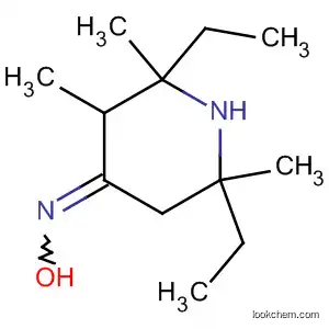 Molecular Structure of 61715-82-0 (4-Piperidinone, 2,6-diethyl-2,3,6-trimethyl-, oxime)