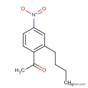 Molecular Structure of 61718-35-2 (Ethanone, 1-(2-butyl-4-nitrophenyl)-)