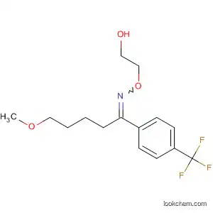 Molecular Structure of 61718-91-0 (1-Pentanone, 5-methoxy-1-[4-(trifluoromethyl)phenyl]-,
O-(2-hydroxyethyl)oxime)