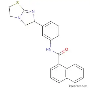 Molecular Structure of 61750-60-5 (1-Naphthalenecarboxamide,
N-[3-(2,3,5,6-tetrahydroimidazo[2,1-b]thiazol-6-yl)phenyl]-)