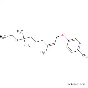 Pyridine, 5-[(7-ethoxy-3,7-dimethyl-2-octenyl)oxy]-2-methyl-, (Z)-