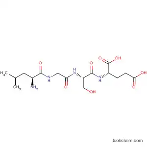 Molecular Structure of 61756-25-0 (L-Glutamic acid, N-[N-(N-L-leucylglycyl)-L-seryl]-)