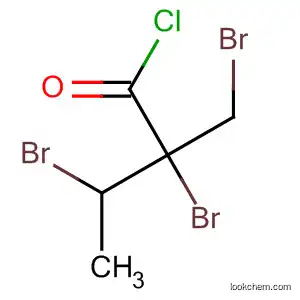 Molecular Structure of 61779-92-8 (Butanoyl chloride, 2,3-dibromo-2-(bromomethyl)-)