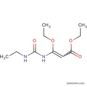 Molecular Structure of 61783-42-4 (2-Propenoic acid, 3-ethoxy-3-[[(ethylamino)carbonyl]amino]-, ethyl ester)