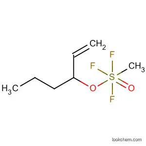 Molecular Structure of 61795-06-0 (Methanesulfinic acid, trifluoro-, 1-ethenylbutyl ester)