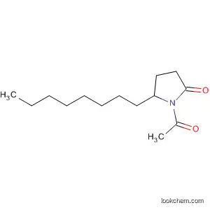 Molecular Structure of 61800-65-5 (2-Pyrrolidinone, 1-acetyl-5-octyl-)