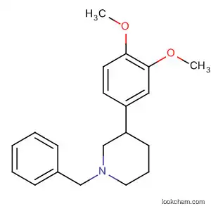 Molecular Structure of 61832-61-9 (Piperidine, 3-(3,4-dimethoxyphenyl)-1-(phenylmethyl)-)