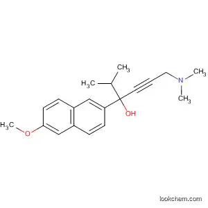 Molecular Structure of 61850-63-3 (2-Naphthalenemethanol,
a-[3-(dimethylamino)-1-propynyl]-6-methoxy-a-(1-methylethyl)-)