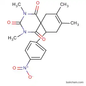 2,4-Diazaspiro[5.5]undec-8-ene-1,3,5-trione,
2,4,8,9-tetramethyl-11-(4-nitrophenyl)-
