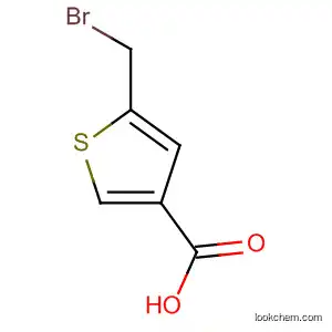Molecular Structure of 61854-97-5 (3-Thiophenecarboxylic acid, 5-(bromomethyl)-)
