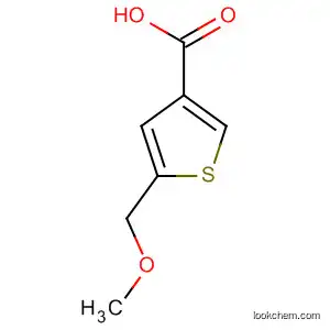 Molecular Structure of 61854-98-6 (3-Thiophenecarboxylic acid, 5-(methoxymethyl)-)