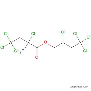 Molecular Structure of 61856-22-2 (Butanoic acid, 2,4,4,4-tetrachloro-2-methyl-, 2,4,4,4-tetrachlorobutyl
ester)