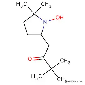 Molecular Structure of 61856-58-4 (2-Butanone, 1-(1-hydroxy-5,5-dimethyl-2-pyrrolidinyl)-3,3-dimethyl-)