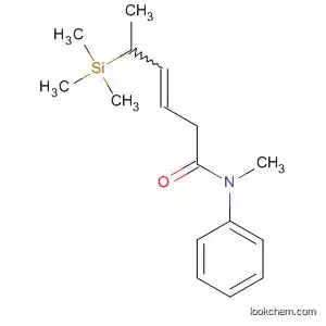 Molecular Structure of 61859-62-9 (3-Hexenamide, N-methyl-N-phenyl-5-(trimethylsilyl)-)