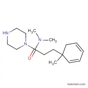 Molecular Structure of 61872-67-1 (1-Piperazinepropanamide, N,N-dimethyl-4-(4-methylphenyl)-)