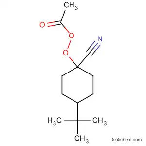 Molecular Structure of 61875-79-4 (Ethaneperoxoic acid, 1-cyano-4-(1,1-dimethylethyl)cyclohexyl ester,
trans-)