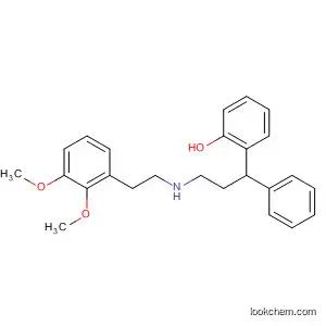 Molecular Structure of 61895-83-8 (Phenol, 2-[3-[[2-(dimethoxyphenyl)ethyl]amino]-1-phenylpropyl]-)