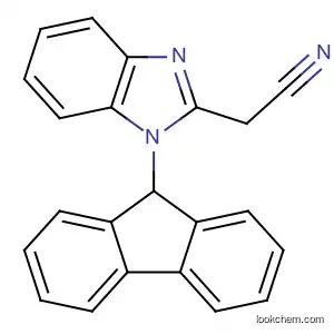 Molecular Structure of 61906-74-9 (1H-Benzimidazole-2-acetonitrile, a-9H-fluoren-9-yl-)