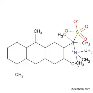 Molecular Structure of 61911-97-5 (1,4:5,8:9,10-Trimethanoanthracene-2-methanaminium,
tetradecahydro-N,N,N,3-tetramethyl-, methyl sulfate)